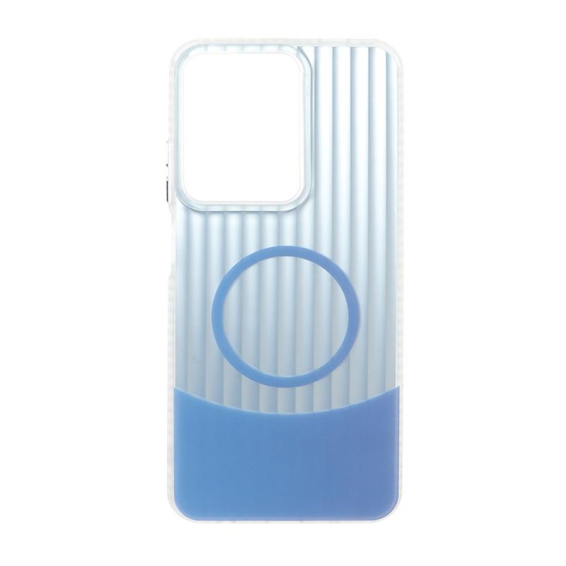 قاب گوشی Redmi A5 / Poco C71 شیائومی کرکره ای طرح مگ سیف آبی کد 105433