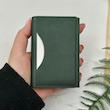  ولت جاکارتی چرمی اورجینال مگ سیف دار Leather Magsafe Wallet سبز کد 105960