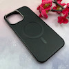 قاب گوشی iPhone 14 Pro Max آیفون لاکچری چرمی HARD مگ سیف دار مشکی کد 105817