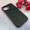 قاب گوشی iPhone 15 آیفون لاکچری چرمی HARD مگ سیف دار مشکی کد 105838