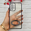 قاب گوشی Galaxy A33 سامسونگ طرح الکتروپلیتینگ ژله ای شفاف اورجینال طرح مگ سیف محافظ لنز دار مشکی کد 105846
