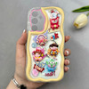 قاب گوشی Galaxy A55 سامسونگ ژله ای شفاف بالشتی سه بعدی عروسکی فانتزی محافظ لنز دار کد 105883