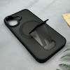 قاب گوشی iPhone 16 آیفون اورجینال ضد ضربه مات هولدر دار مگ سیف دار مشکی کد 106616