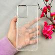 قاب گوشی Galaxy A12 / M12 سامسونگ لاکچری شفاف شاین رزینی لنز کرومی طرح پروانه کد 106467