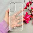 قاب گوشی Galaxy A15 سامسونگ لاکچری شفاف شاین رزینی لنز کرومی طرح قلب کد 106482