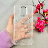 قاب گوشی Redmi Note 9S / Redmi Note 9 Pro شیائومی لاکچری شفاف شاین رزینی لنز کرومی طرح پاپیون کد 106579