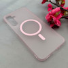 قاب گوشی Galaxy A15 سامسونگ اسلیم Slim مگ سیف دار اورجینال ایر اسکین مات صورتی کد 106071