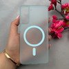 قاب گوشی Galaxy S21 FE سامسونگ اسلیم Slim مگ سیف دار اورجینال ایر اسکین مات آبی کد 106110