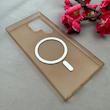 قاب گوشی Galaxy S23 Ultra سامسونگ اسلیم Slim مگ سیف دار اورجینال ایر اسکین مات قهوه ای کد 106120