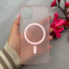 قاب گوشی iPhone 11 آیفون اسلیم Slim مگ سیف دار اورجینال ایر اسکین مات صورتی کد 106124