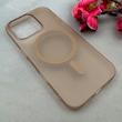قاب گوشی iPhone 16 Pro آیفون اسلیم Slim مگ سیف دار اورجینال ایر اسکین مات قهوه ای کد 106145