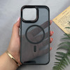 قاب گوشی iPhone 16 Pro Max آیفون ضدضربه اورجینال Camera Protection مگ سیف دار شفاف مشکی کد E21-106417