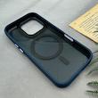 قاب گوشی iPhone 16 Pro آیفون ضدضربه اورجینال Camera Protection مگ سیف دار شفاف سرمه ای کد 106422