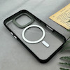 قاب گوشی iPhone 16 Pro آیفون ضدضربه اورجینال Camera Protection مگ سیف دار شفاف خاکستری کد 106424