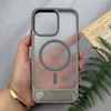 قاب گوشی iPhone 15 Pro Max آیفون استندشو مگ سیف دار اورجینال مات تیتانیوم کد 106432