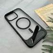 قاب گوشی iPhone 16 Pro Max آیفون استندشو مگ سیف دار اورجینال مات مشکی کد 106437