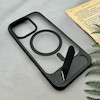 قاب گوشی iPhone 16 Pro آیفون استندشو مگ سیف دار اورجینال مات مشکی کد 106443