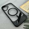 قاب گوشی iPhone 16 آیفون استندشو مگ سیف دار اورجینال مات مشکی کد 106448