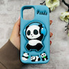 قاب گوشی iPhone 13 / iPhone 14 / iPhone 15 آیفون سیلیکونی پاک کنی طرح پاندا پاپ سوکت برجسته کد 106175