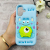 قاب گوشی iPhone 16 / iPhone 17 آیفون سیلیکونی پاک کنی طرح سالیوان و مایک پاپ سوکت برجسته کد 106177