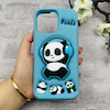 قاب گوشی iPhone 16 Pro Max آیفون سیلیکونی پاک کنی طرح پاندا پاپ سوکت برجسته کد 106180
