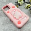 قاب گوشی iPhone 16 Pro Max آیفون سیلیکونی پاک کنی طرح Piggy برجسته کد 106204