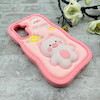 قاب گوشی Galaxy A16 - A26 سامسونگ سیلیکونی پاک کنی طرح تدی Cute برجسته کد 106212
