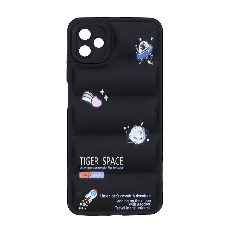 قاب گوشی Galaxy A04 / Galaxy M13 5G سامسونگ سیلیکون ژله ای پافر PC فانتزی زیر بسته محافظ لنز دار اسپرت مشکی کد 106807