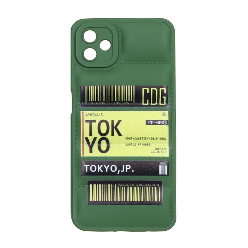 قاب گوشی Galaxy A04 / Galaxy M13 5G سامسونگ سیلیکون ژله ای پافر PC فانتزی زیر بسته محافظ لنز دار اسپرت سبز کد 106808