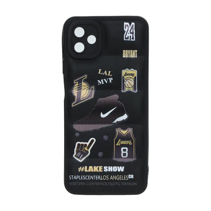 قاب گوشی Galaxy A04 / Galaxy M13 5G سامسونگ سیلیکون ژله ای پافر PC فانتزی زیر بسته محافظ لنز دار اسپرت مشکی کد 106814