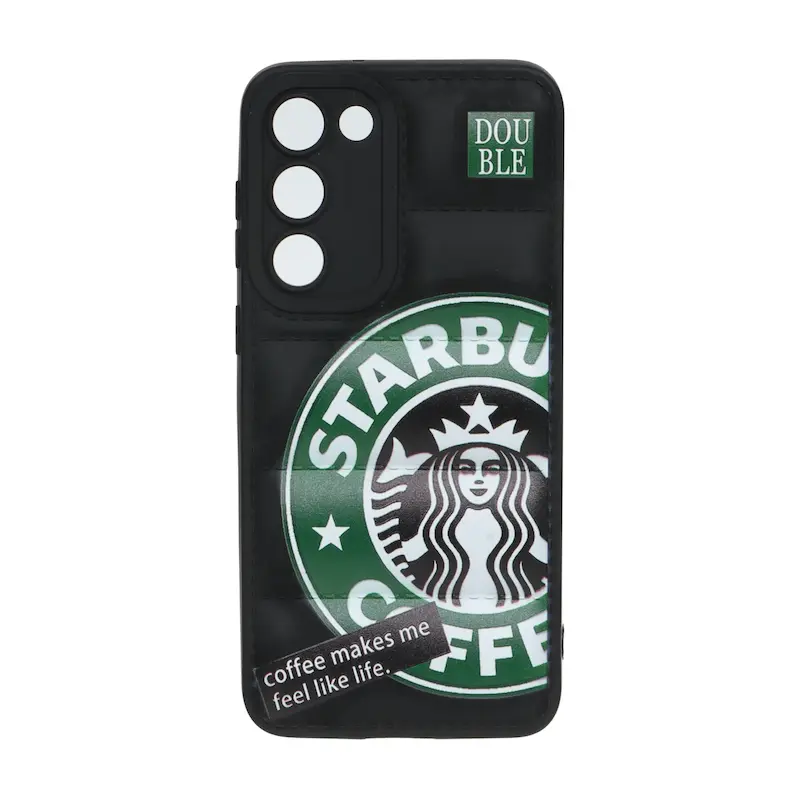 قاب گوشی Galaxy S23 Plus سامسونگ سیلیکون ژله ای پافر PC فانتزی زیر بسته محافظ لنز دار اسپرت مشکی کد 106872