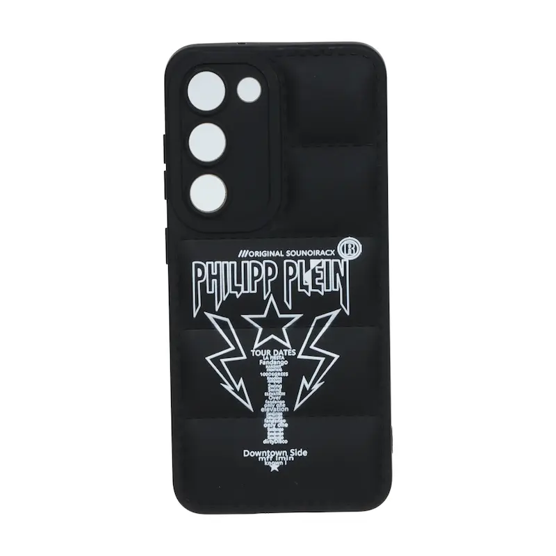 قاب گوشی Galaxy S23 سامسونگ سیلیکون ژله ای پافر PC فانتزی زیر بسته محافظ لنز دار اسپرت مشکی کد 106888