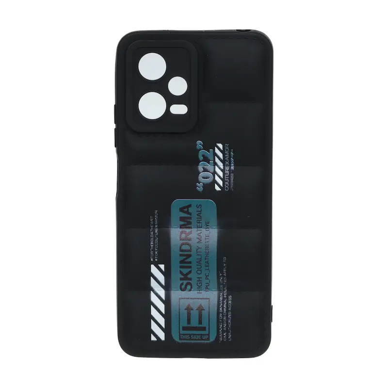 قاب گوشی Redmi Note 12 5G / Poco X5 شیائومی سیلیکون ژله ای پافر PC فانتزی زیر بسته محافظ لنز دار اسپرت مشکی کد 106895