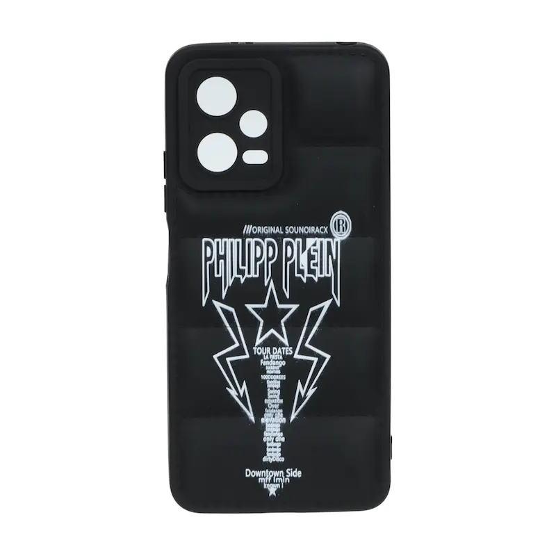 قاب گوشی Redmi Note 12 5G / Poco X5 شیائومی سیلیکون ژله ای پافر PC فانتزی زیر بسته محافظ لنز دار اسپرت مشکی کد 106901