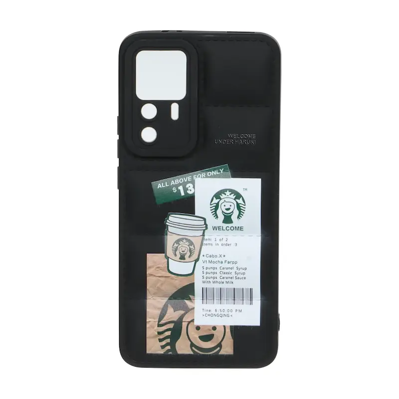 قاب گوشی Xiaomi 12T / Xiaomi 12T Pro / Redmi K50 Ultra شیائومی سیلیکون ژله ای پافر PC فانتزی زیر بسته محافظ لنز دار اسپرت مشکی کد 106916