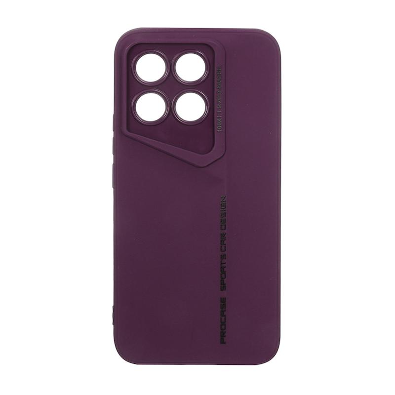 قاب گوشی Honor X8C آنر سری Porsche Design سیلیکونی ژله ای محافظ لنز دار بنفش کد 106736