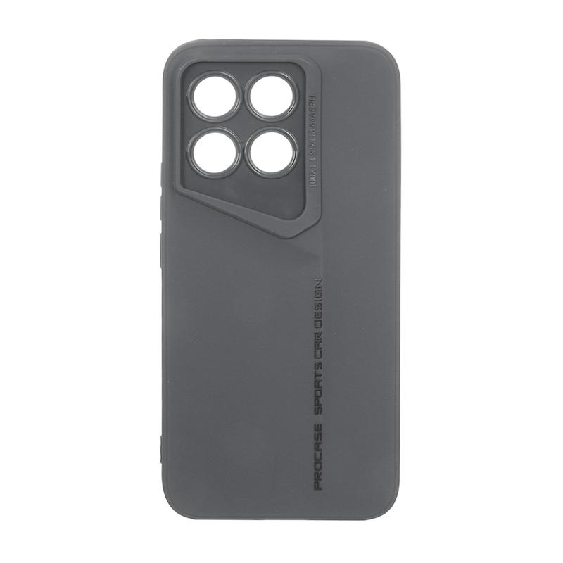 قاب گوشی Honor X8C آنر سری Porsche Design سیلیکونی ژله ای محافظ لنز دار طوسی کد 106737