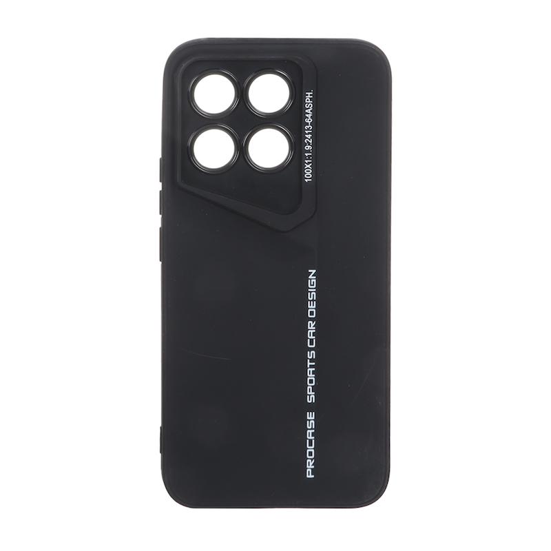 قاب گوشی Honor X8C آنر سری Porsche Design سیلیکونی ژله ای محافظ لنز دار مشکی کد 106739