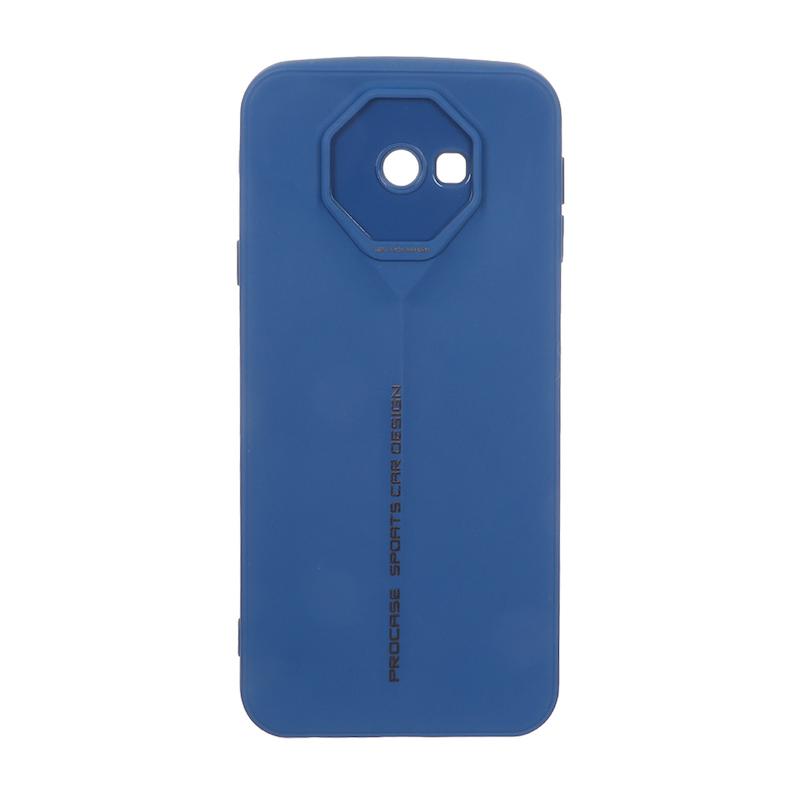 قاب گوشی Galaxy J4 Plus / J4 Core سامسونگ سری Porsche Design سیلیکونی ژله ای محافظ لنز دار آبی کد 106742