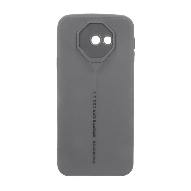 قاب گوشی Galaxy J4 Plus / J4 Core سامسونگ سری Porsche Design سیلیکونی ژله ای محافظ لنز دار طوسی کد 106743