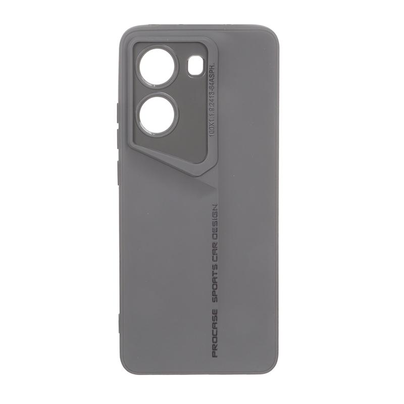قاب گوشی Poco X7 Pro شیائومی سری Porsche Design سیلیکونی ژله ای محافظ لنز دار طوسی کد 106752