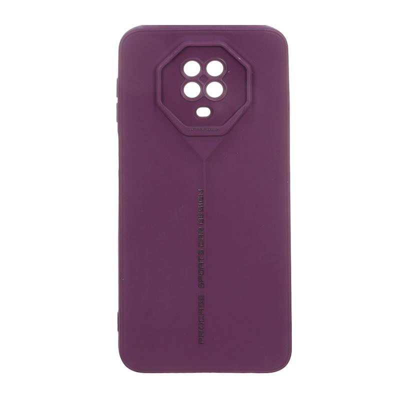 قاب گوشی Redmi Note 9S / Redmi Note 9 Pro شیائومی سری Porsche Design سیلیکونی ژله ای محافظ لنز دار بنفش کد 106758
