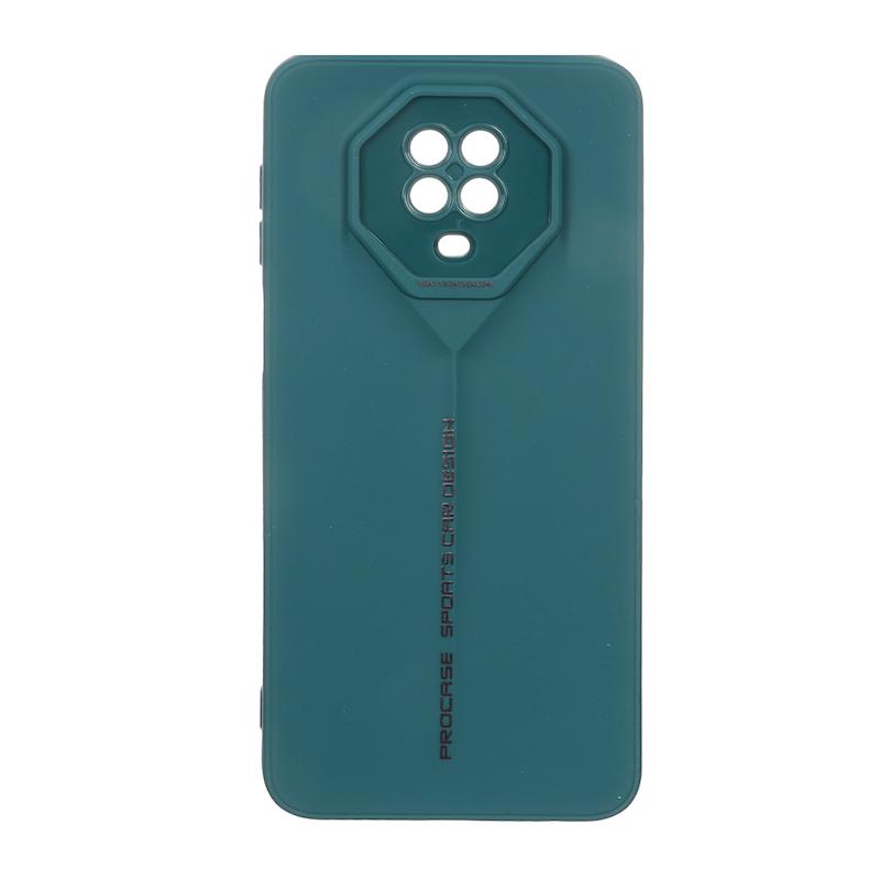 قاب گوشی Redmi Note 9S / Redmi Note 9 Pro شیائومی سری Porsche Design سیلیکونی ژله ای محافظ لنز دار سبز کد 106759