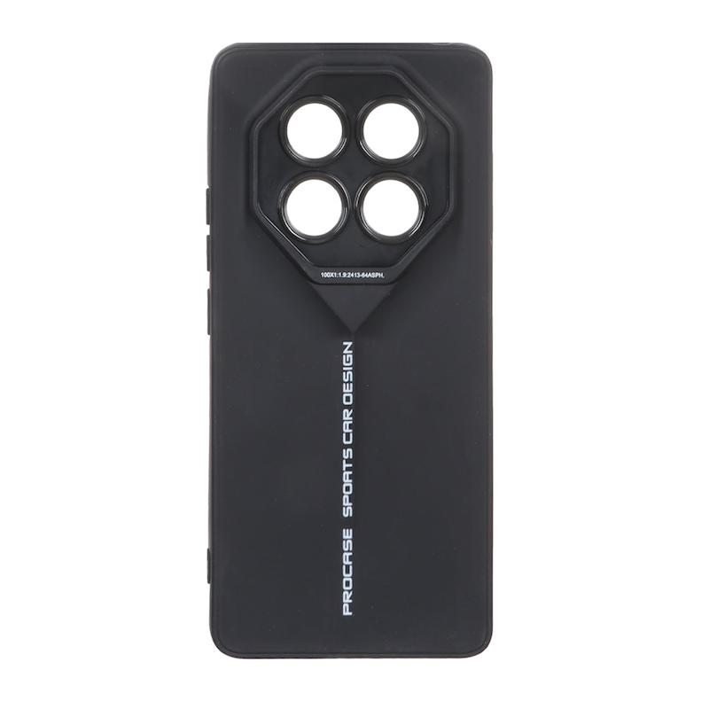 قاب گوشی Redmi Note 14 Pro 4G شیائومی سری Porsche Design سیلیکونی ژله ای محافظ لنز دار مشکی کد 106785