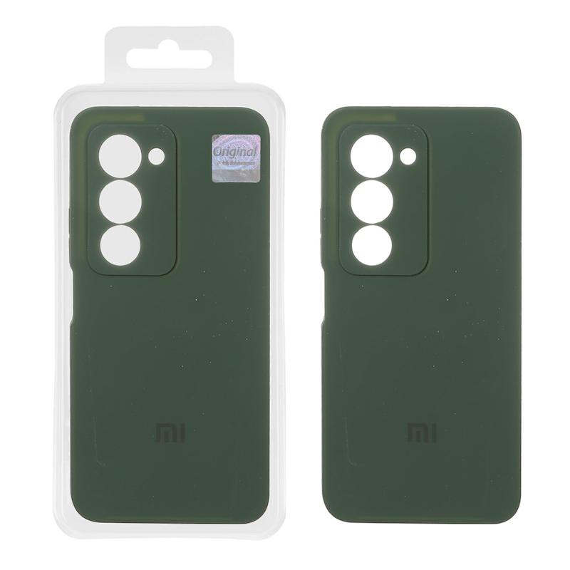 قاب گوشی Redmi 15 4G شیائومی سیلیکونی اورجینال پاک کنی درجه یک زیربسته سبز کد 106949