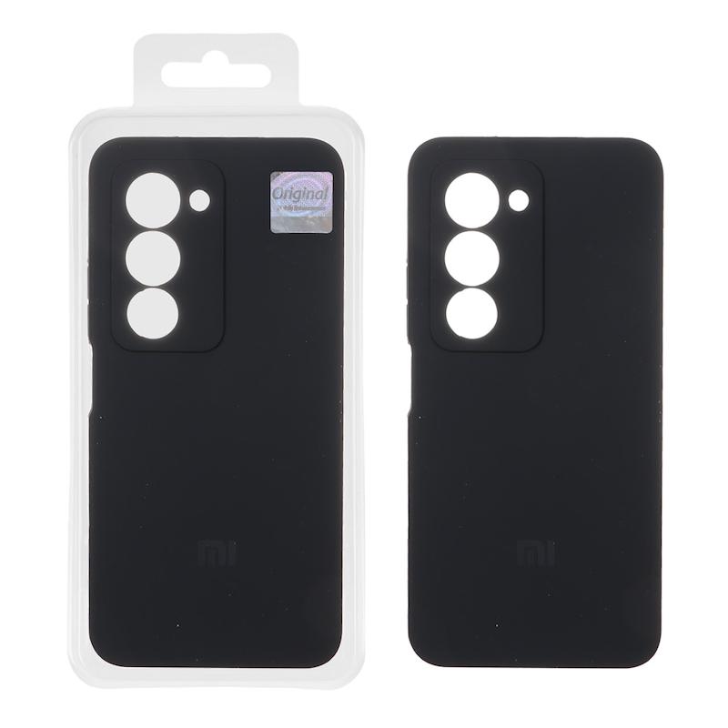 قاب گوشی Redmi 15 4G شیائومی سیلیکونی اورجینال پاک کنی درجه یک زیربسته مشکی کد 106953