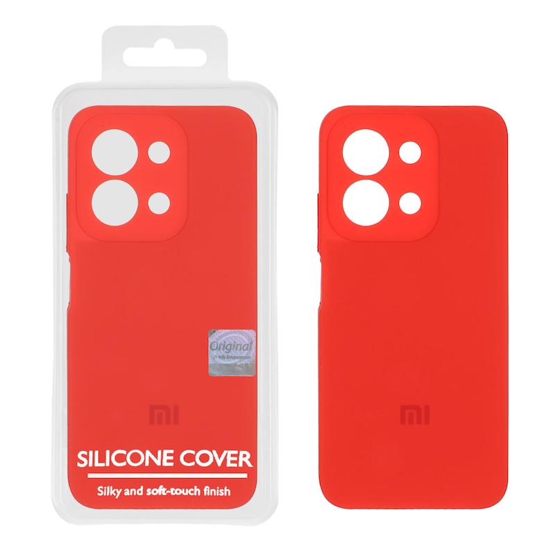 قاب گوشی Redmi 15C / Poco C85 شیائومی سیلیکونی اورجینال پاک کنی درجه یک زیربسته قرمز کد 106966