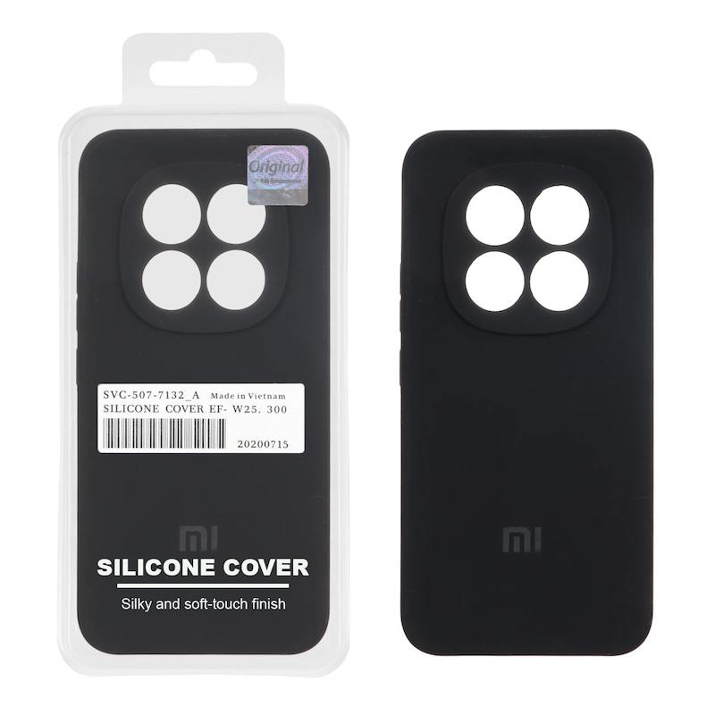 قاب گوشی Redmi Note 15 Pro Plus شیائومی سیلیکونی اورجینال پاک کنی درجه یک زیربسته مشکی کد 106976