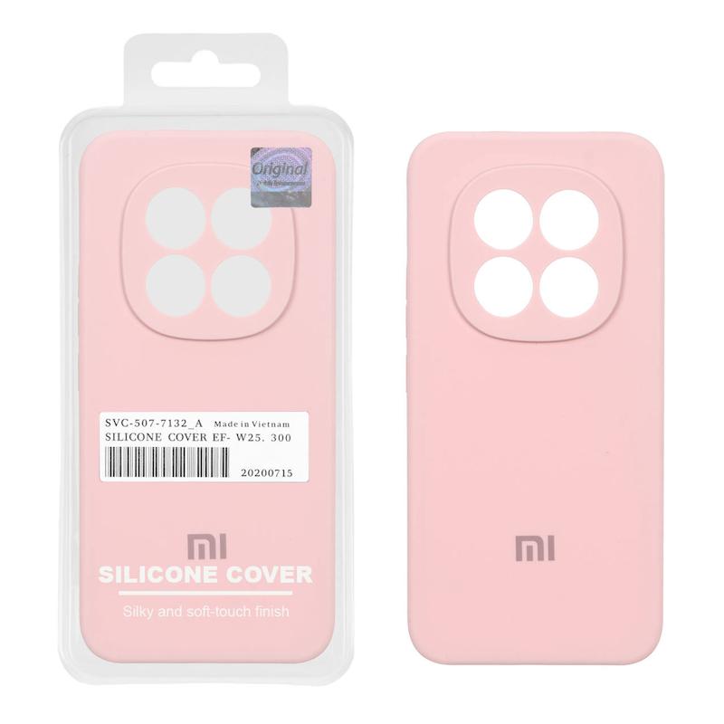 قاب گوشی Redmi Note 15 Pro Plus شیائومی سیلیکونی اورجینال پاک کنی درجه یک زیربسته صورتی چرک کد 106977