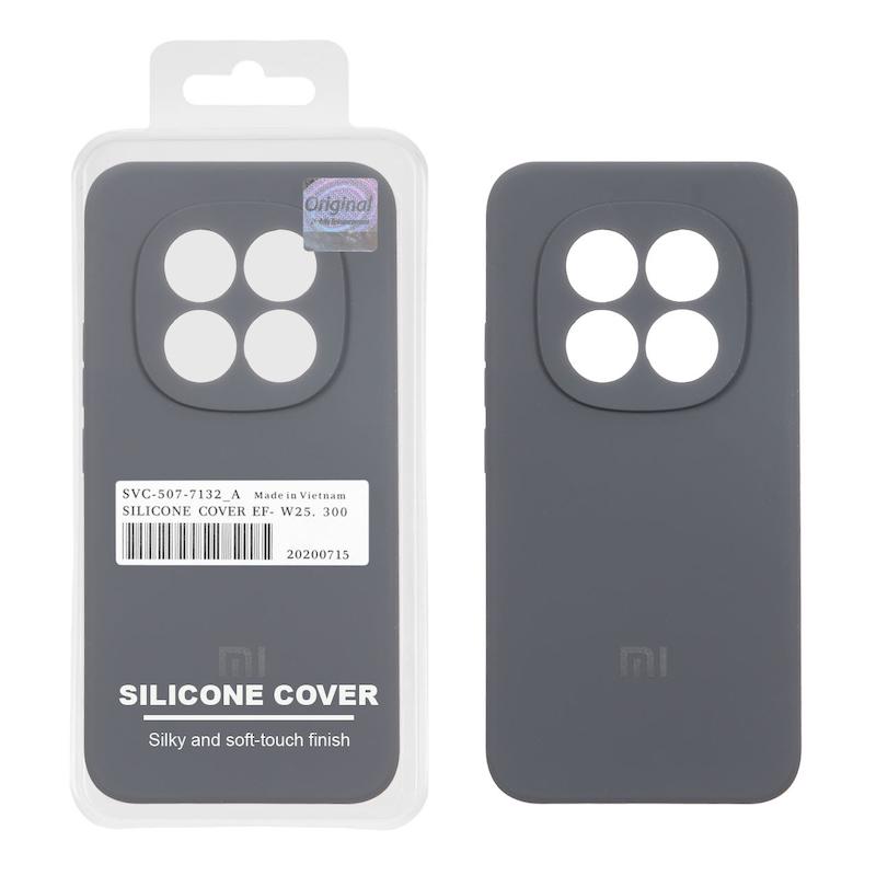 قاب گوشی Redmi Note 15 Pro Plus شیائومی سیلیکونی اورجینال پاک کنی درجه یک زیربسته خاکستری کد 106981